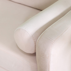 Danube Home Mugen 2 Seater Fabric Sofa, Cream