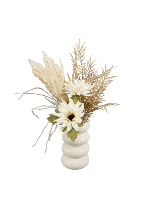 

Danube Home Radiant Indoor Flower In Vase, White
