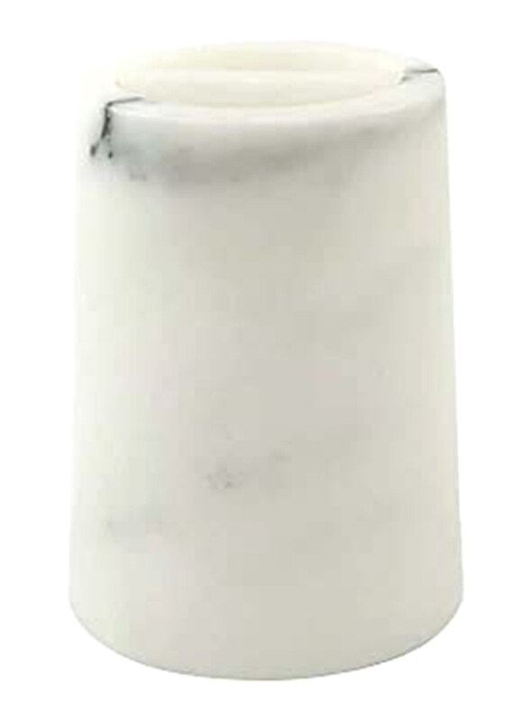 

Danube Home Selena Marble Tooth Brush Holder, White