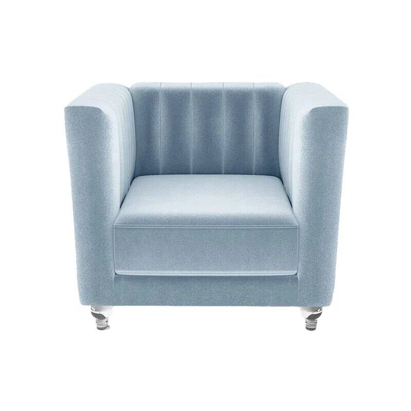

Danube Home Catriona Plain Fabric Sofa, Single Seater, Light Blue