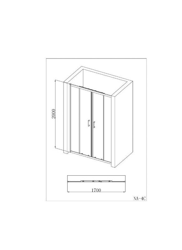 

Milano Wall To Wall Bathroom Partition, Chrome
