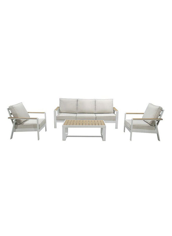 

Danube Home Shane 5-Piece Modern and Classic Sofa Set, White