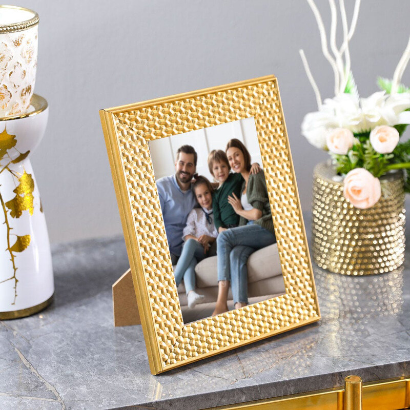 

Danube Home Petite Photo Frame, 23.38x18.3x1.7cm, Gold