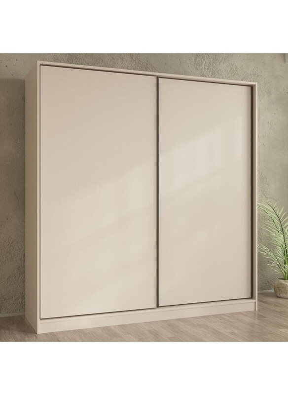 

Danube Home Manila 2Mtr Sliding Door Wardrobe, Taupe Grey