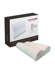 Danube Home Classic Smooth Doppia Onda Memory Pillow, Multicolour