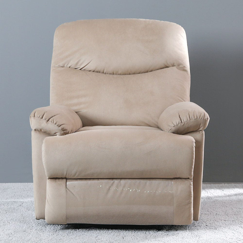 Danube Home V2 Benedict 1 Seater Fabric Recliner, Brown