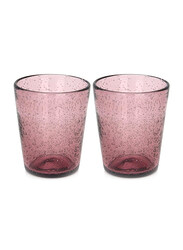 Danube Home 330ml 2-Piece Tumbler Glass Set, Multicolour