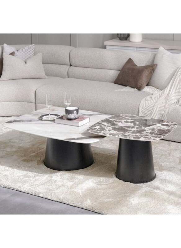 

Danube Home Solace Coffee Table & End Table Set, Marble