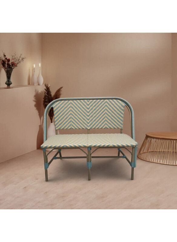 

Danube Home Aspero Two Seater Chair, Grey