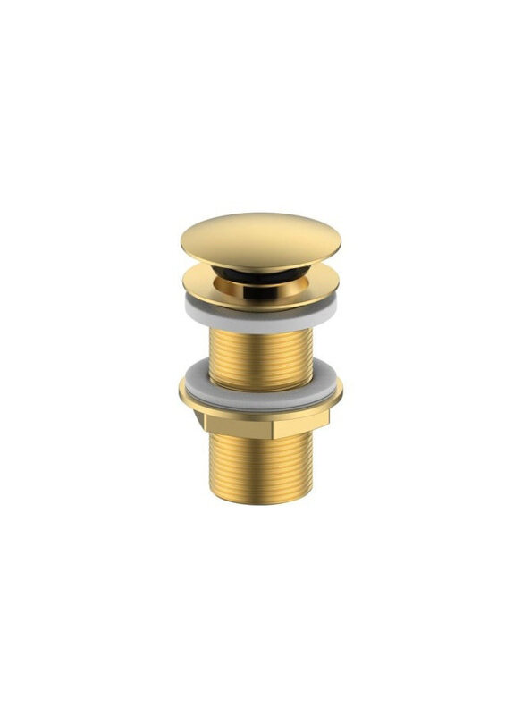 

Danube Home Milano Push Type Long Pop Up Waste Without Over Flow, Gold