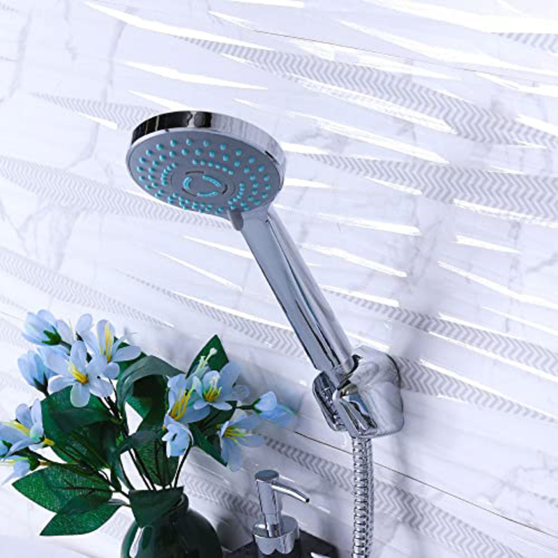 Danube Home Milano Bath Mixer with Shower Set, Silver