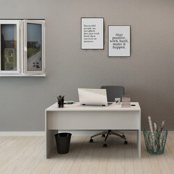 Danube Home Comfort Computer Office Desk Workstation, White