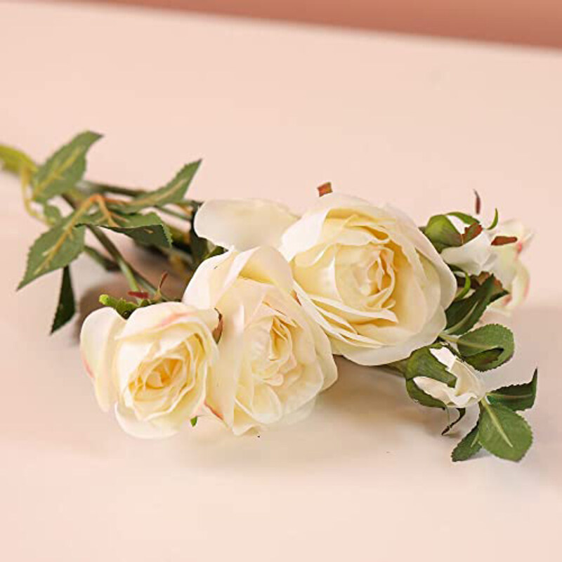

Danube Home Rejoice Rose Artificial Flower, Rose Gold