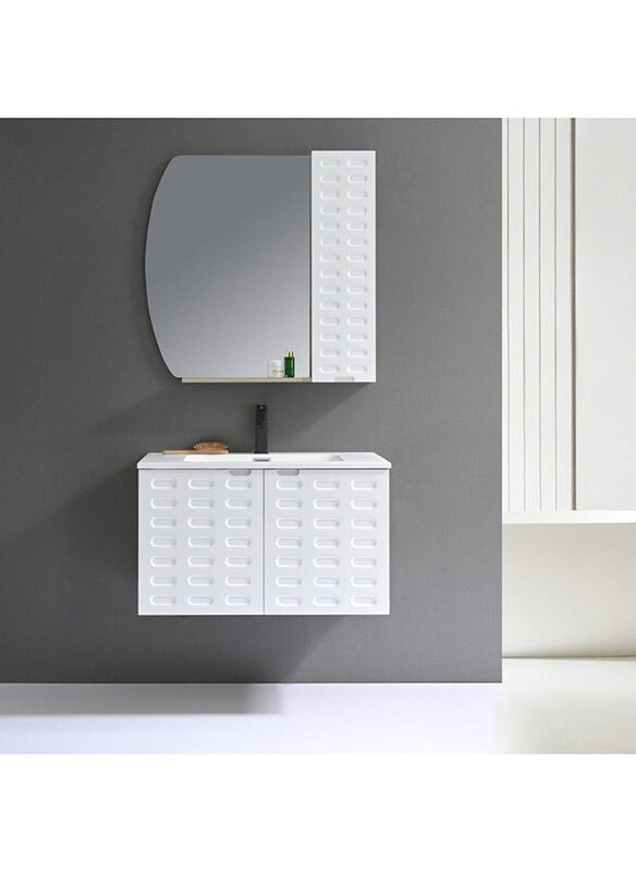 

Milano Gloria Vanity White Bathroom Storage Cabinet, White