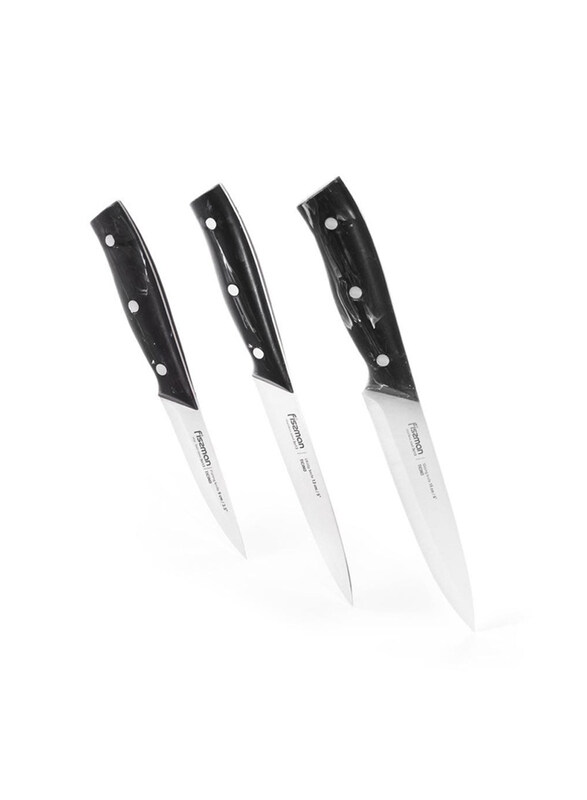

Danube Home 3-Piece Ticino Steel Chef's Knife Set, Multicolour