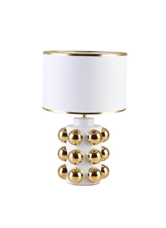 

Danube Home Hugo Ceramic Table Lamp, 28 x 28 x 47, White