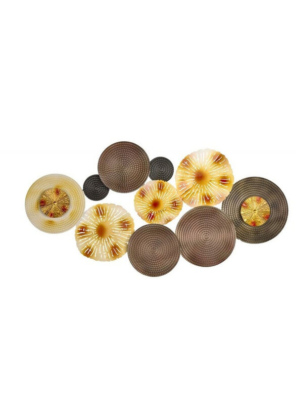 

Danube Home SS24 Stolpa Metal Wall Accent, Multicolour