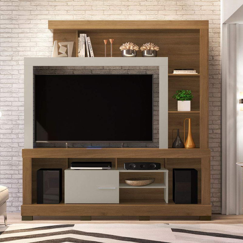 Danube Home Ipanema Entertainment Unit, 192 x 40 x 180cm, Brown