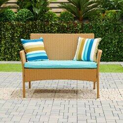 Danube Home Marhaba Rattan Sofa Set, Four Seater, Beige