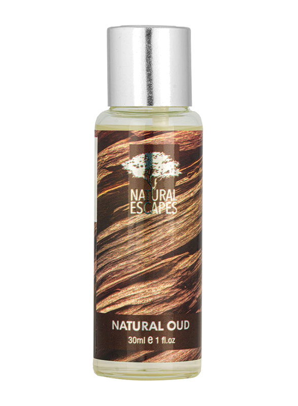 Danube Home Natural Escapes Natural Oud Fragrance Oil, 30ml, Multicolour