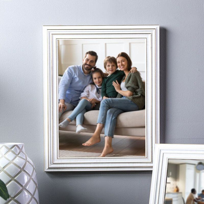 

Danube Home Petite Single Tabletop Photo Frame, 48.8 x 38.8 x 2cm, White