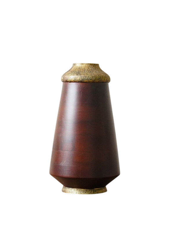 

Danube Home Ahsina Vase Vases For Decor Modern Home Decor Vases for Decor Pampas Grass Vase Dried Flowers Vases Living Room Table, Brown
