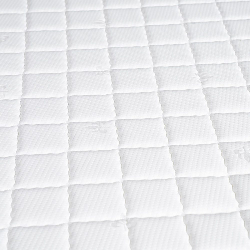 Danube Home Cozy Pillow Top Foam Mattress, White/Red