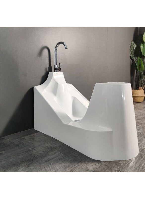 

Milano Acrylic Wudu Seat, White