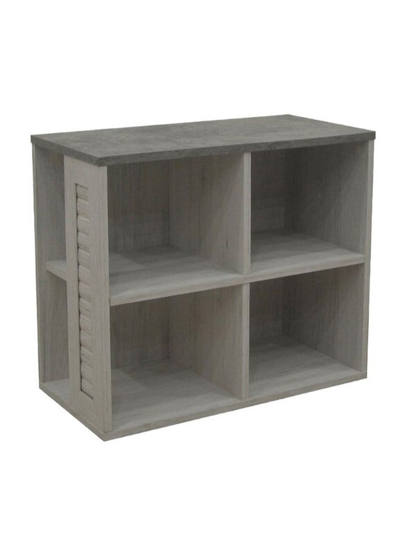 

Danube Home Zenith Modern and Stylish Side Table, White Oak/Cement