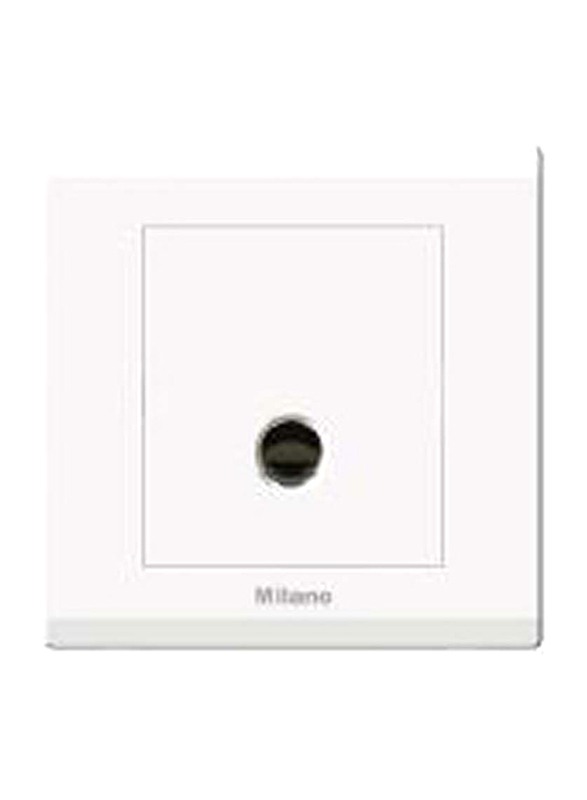 Danube Home Milano 20A Flex Outlet, White