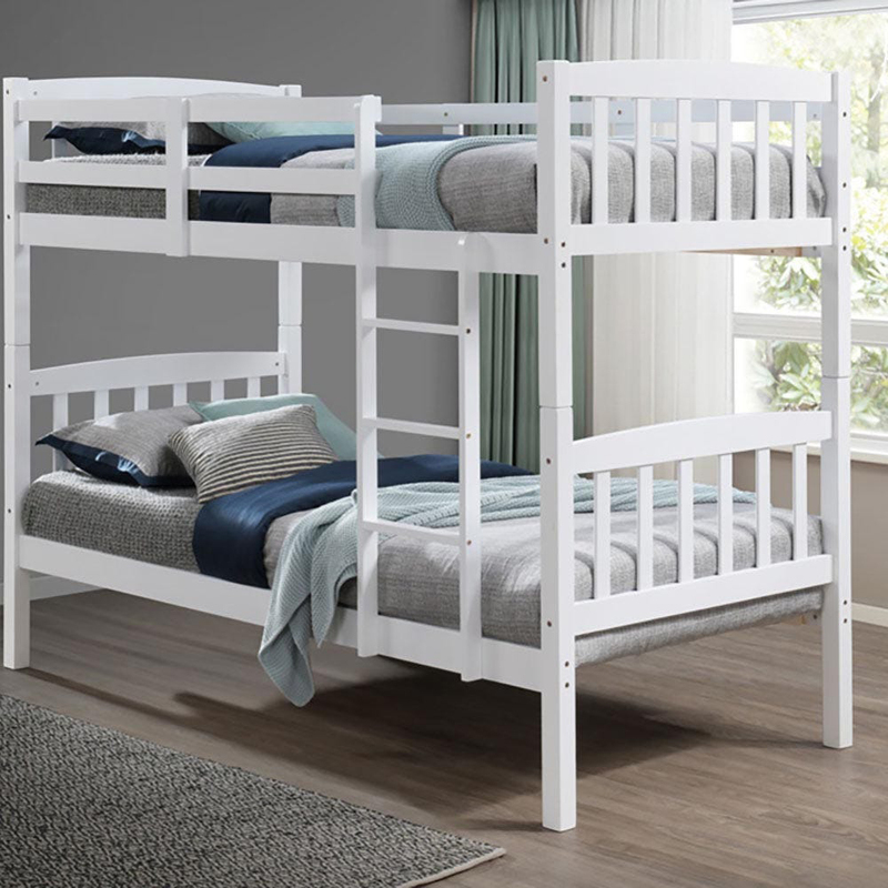 Danube Home Henry Double Decker Bed, White