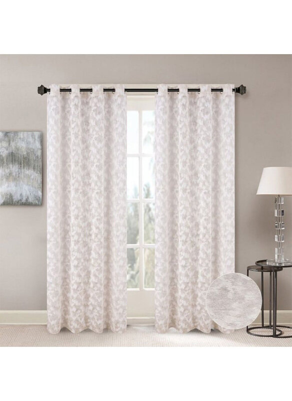 

Danube Home Meadow Sheer Curtains, 2 Pieces, Multicolour