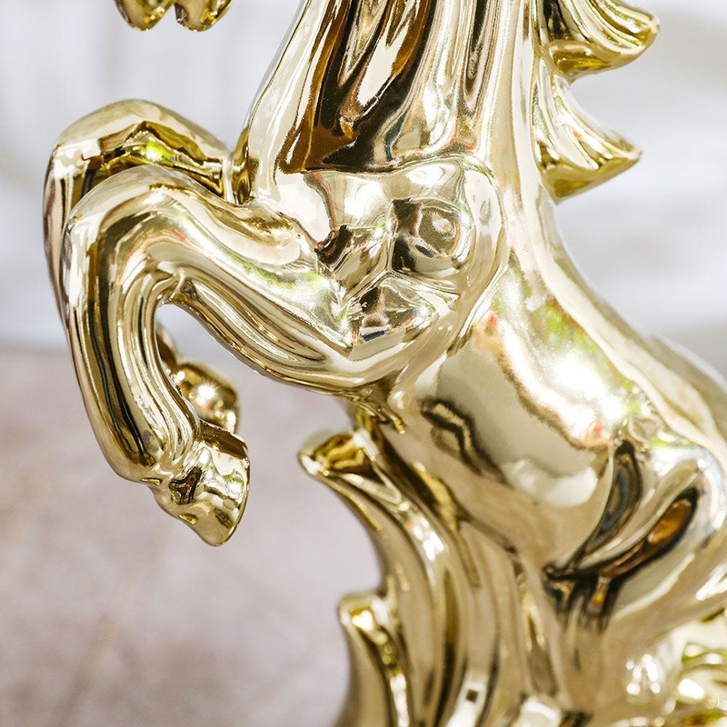 Danube Home Liana Horse, HS219531-2, Gold