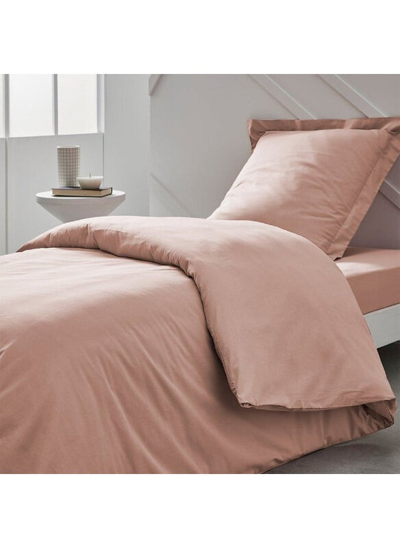 

Danube Home Pristine Fit 144TC Duvet Cover, King, Rose