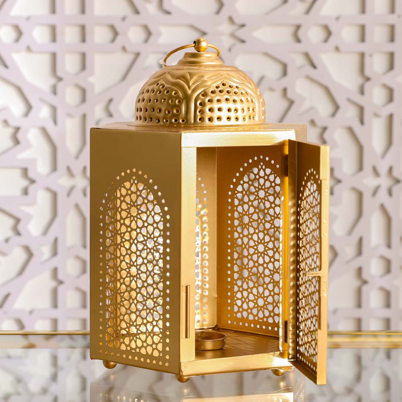 Danube Home Sahara Middle Eastern Islamic Lantern, Multicolour