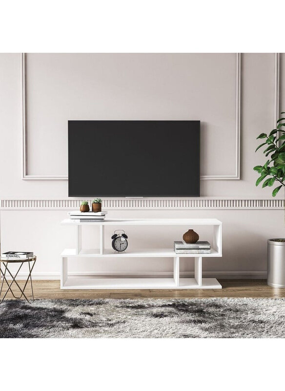 

Danube Home Piramide 55-Inch High Gloss TV Unit, White