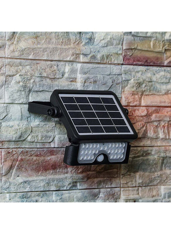 

Danube Home Milano Flora LED Solar Wall Light 6000K 500lm, Black