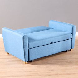 Danube Home Alpha 2 Seater Sofa Bed, Blue