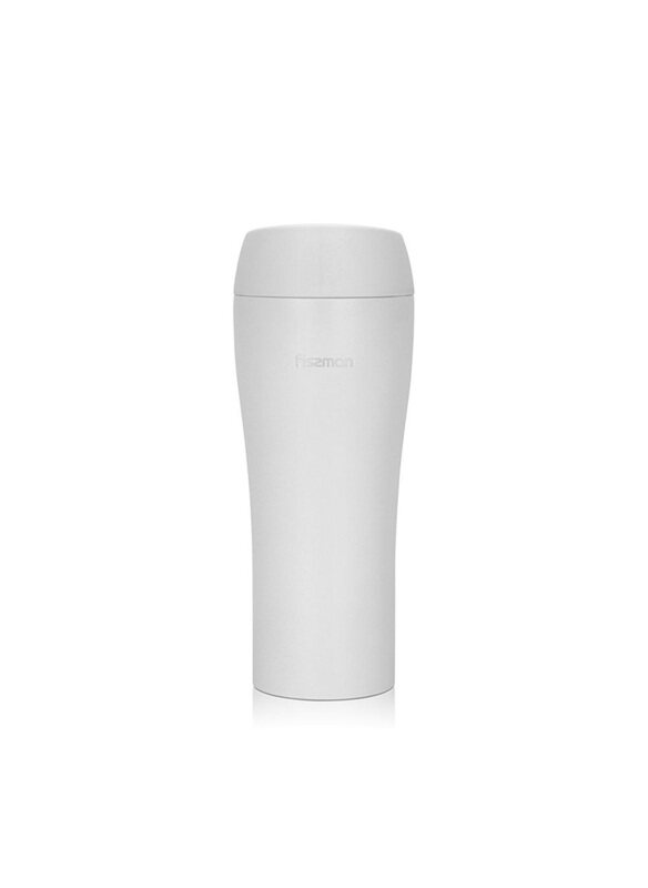 

Fissman 420ml Double Wall Stainless Steel Vacuum Travel Mug, White