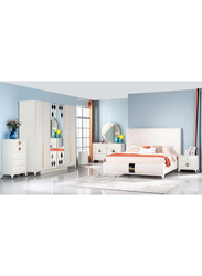 Danube Home Aloha Dresser With Mirror, White