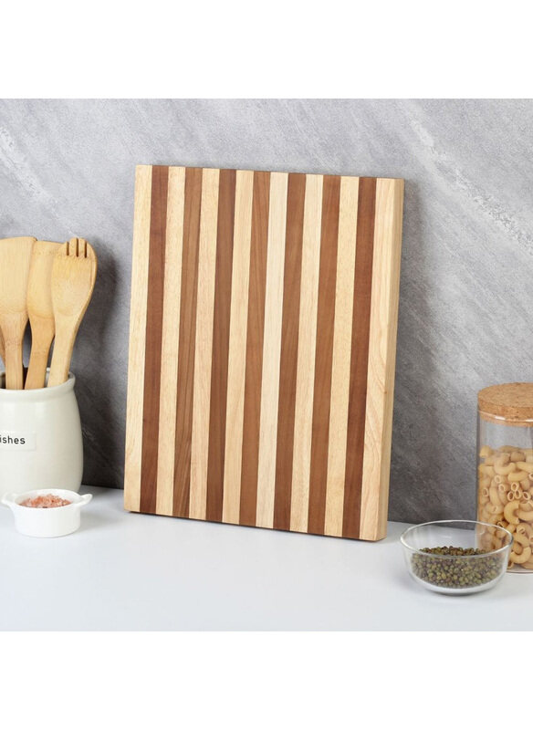 

Danube Home Loretta Rubber Wood Chopping Board, Natural