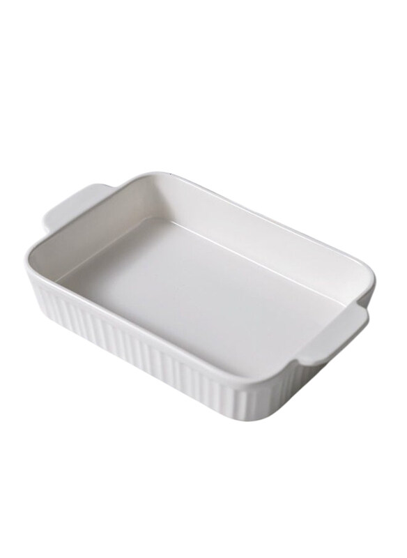 

Danube Home Serax Porcelain Oval Baking Dish, White
