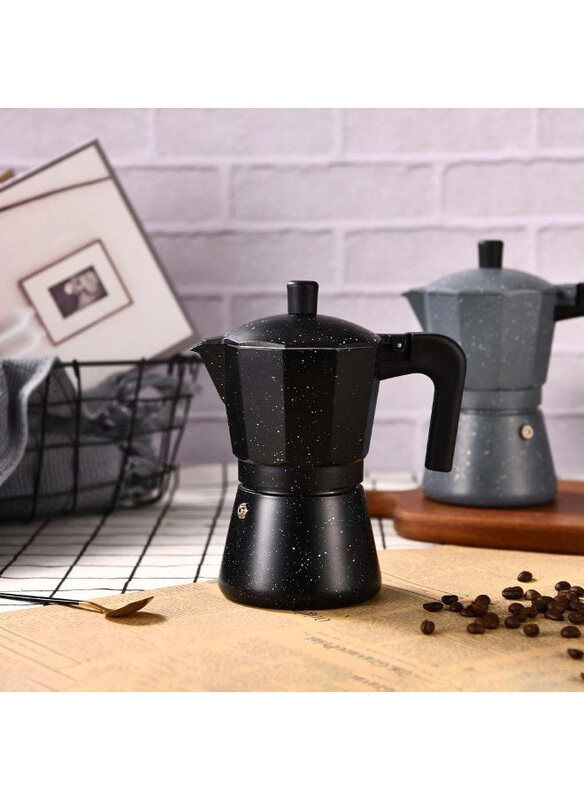 

Danube Home 300ml 6 Cups Java Coffee Maker, Black