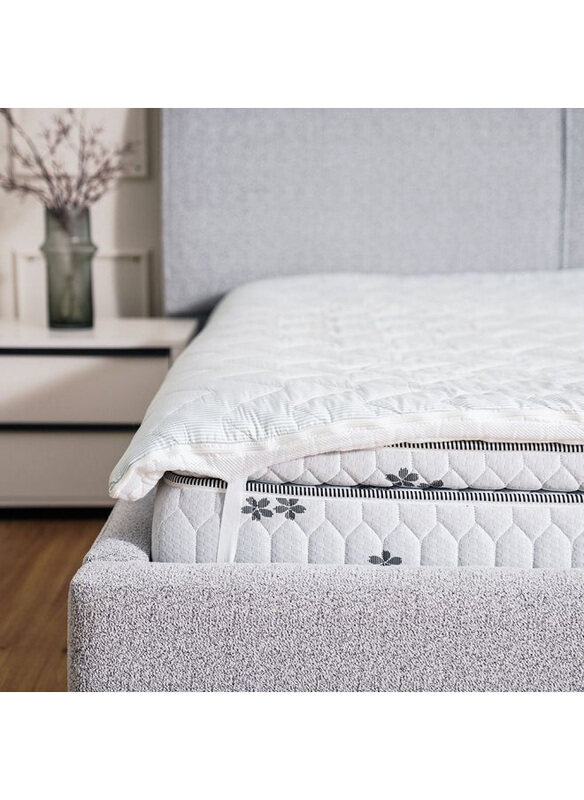 

Danube Home Serenity Top Cool Visco Topper, King, White