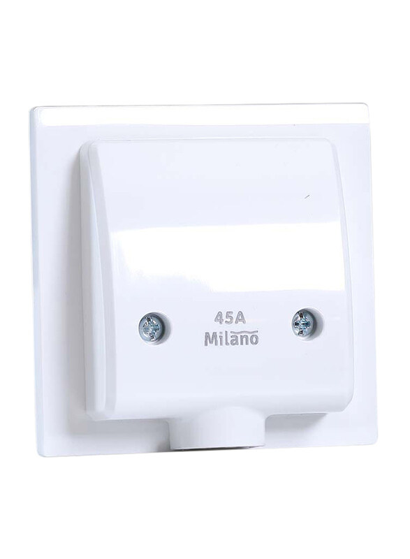 Danube Home Milano 45A Flex Outlet Mpw, White