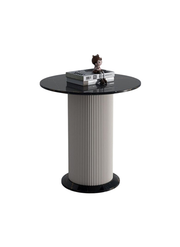

Danube Home Krisalis End Table, Beige/Black