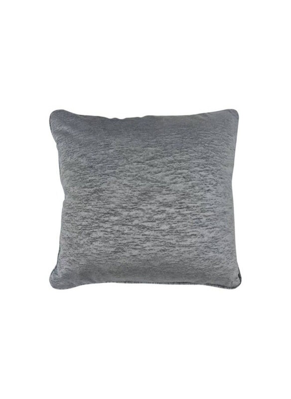 

Danube Home Gleam Cushion Stylish Throw Pillow, Grey