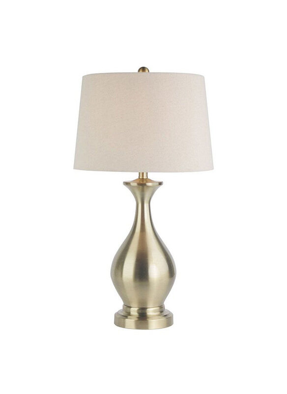 

Danube Home Jonathan Table Lamp Metal Table Lamps Modern Home Decoration For Your Lovely Living Room Dining Room Bedroom, L 38 x W 38 x H 71cm, Gold