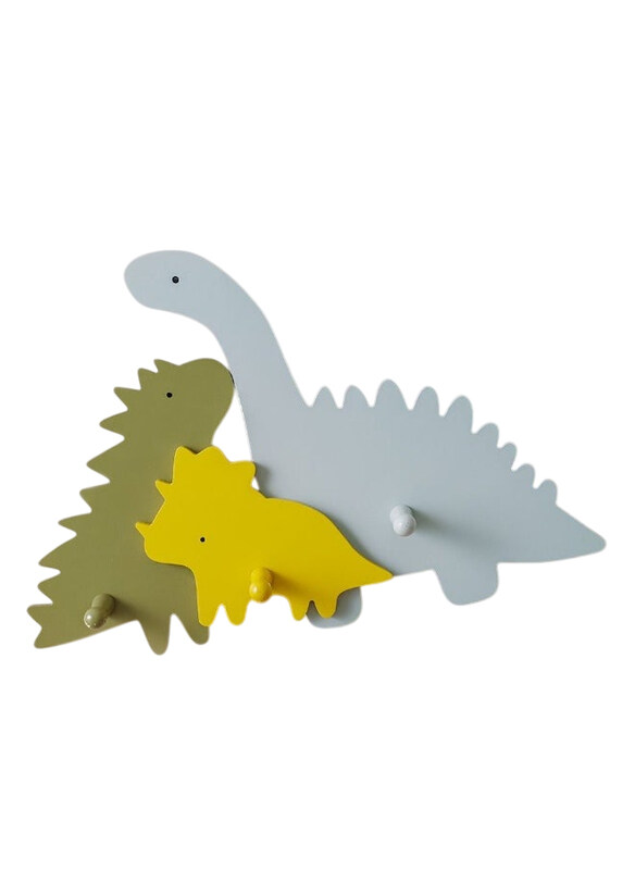 

Danube Home Meow Mdf 3 Dino Wall Hook, Multicolour