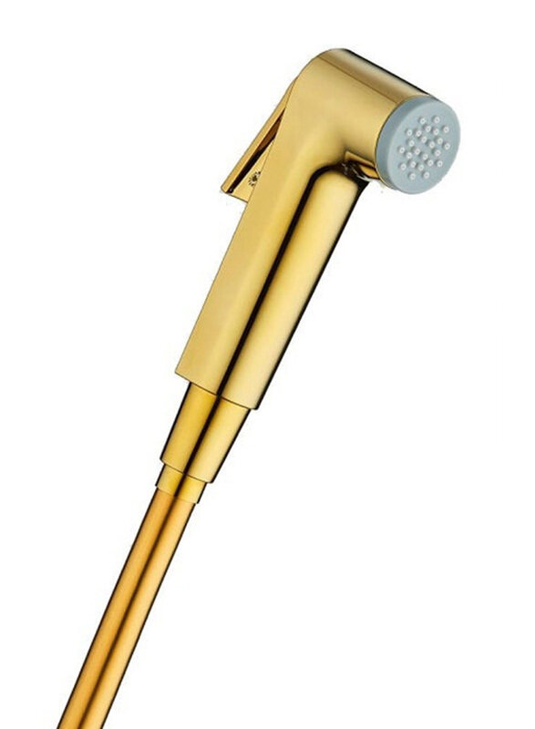 

Danube Home Milano Kevon Shattaf Set Hose Toilet Hand Held Water Sprayer, Gold